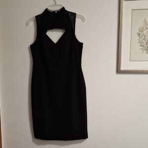 Kate Hudson for Ann Taylor Cut Out Black Dress Sleeveless Holiday Size 8 Elegant